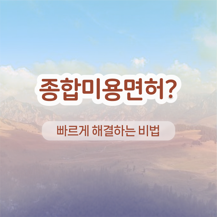  눈썹문신 탈각 , 반영구학원 준비 시작할 때, 공부해야 하는 면허증 온라인 수업만으로 간단하게