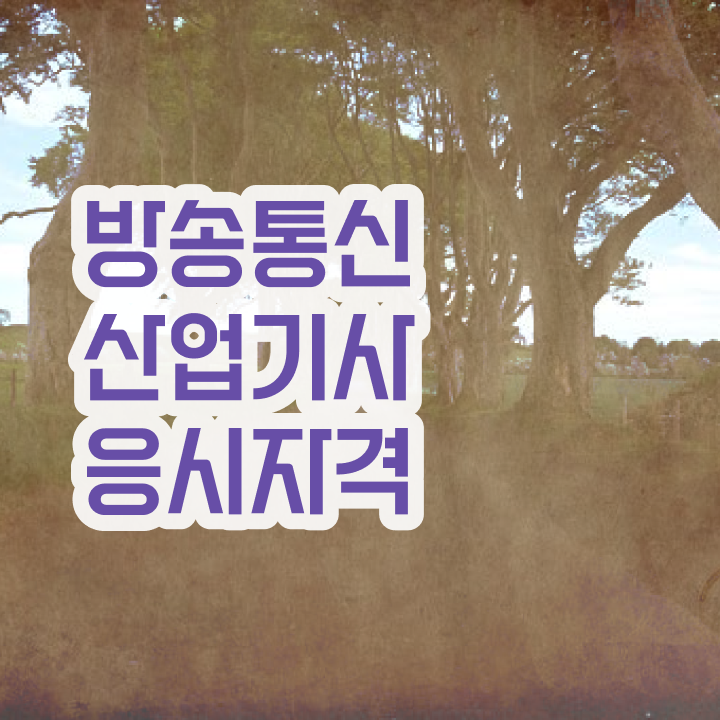  방송통신산업기사 응시자격 온라인 수업으로 4달만에 끝낸 노하우