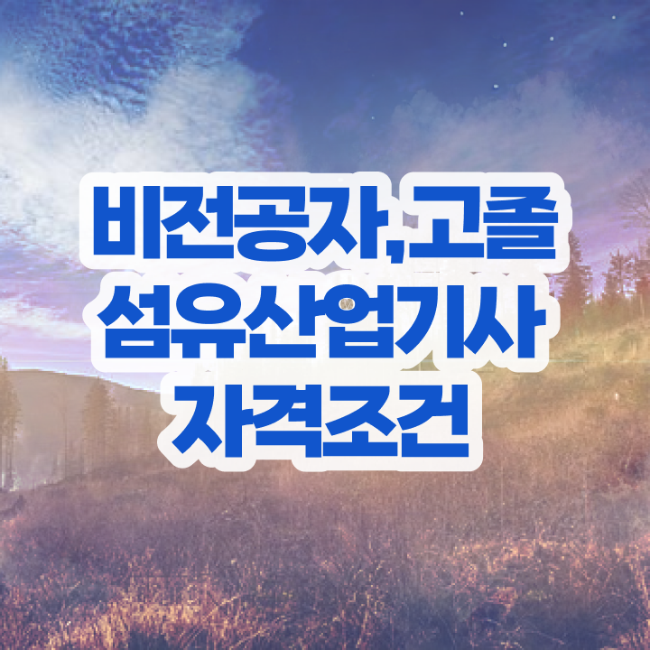  섬유산업기사 취득자격 인강만 듣고 편하게 끝낸 팁