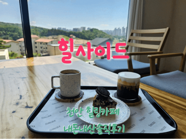 힐사이드 천안힐링카페 내돈내산솔직후기