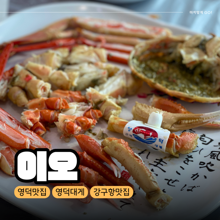  [경북/영덕] 강구항 대게 맛집 이오