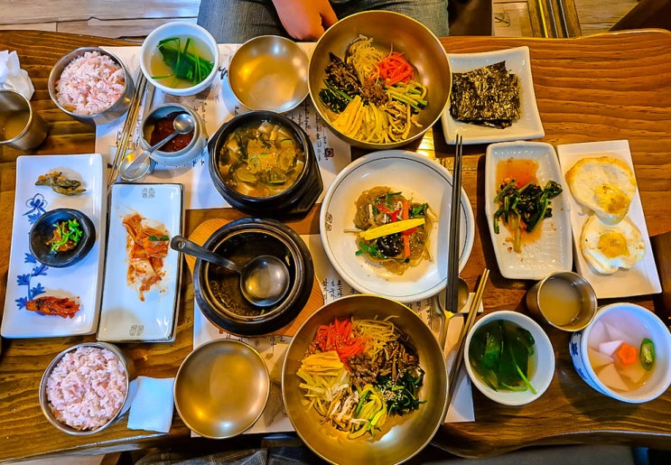  경주 블루리본 한정식집 수석정 궁중비빔밥