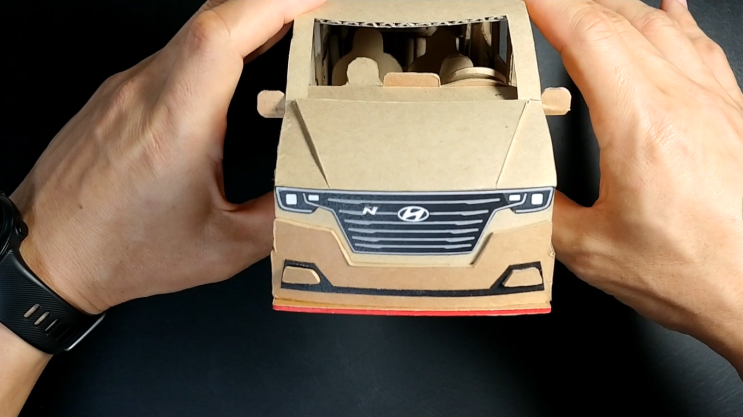  현대 스타렉스N 박스카 | Hyundai StarexN made of cardboard [쇼츠20]