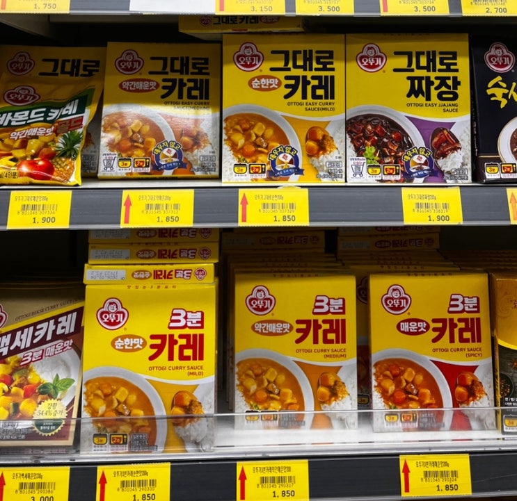  오뚜기 '그대로카레' 차이 정확히 알려드립니다 (vs 3분카레)