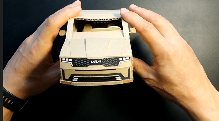  기아 쏘렌토 박스로 만든 자동차 | Kia Sorento made of cardboard [쇼츠19]