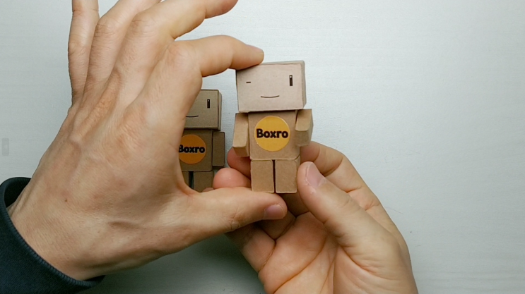  박스로 만든 박스로 피규어 | Boxro Character Figure made of cardboard [쇼츠35]