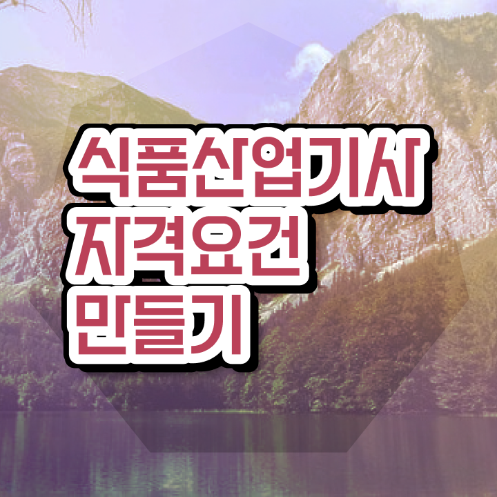  식품산업기사 필기 난이도 식품산업기사 자격요건 온라인 수업으로 15주 동안 완료한 노하우