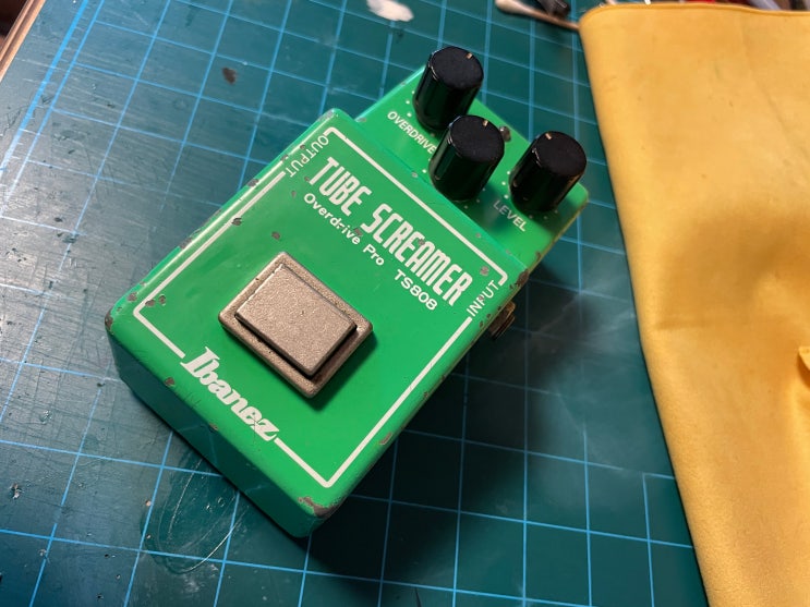  1981 Ibanez TS808 복원수리 - 점검 및 청소, 감정