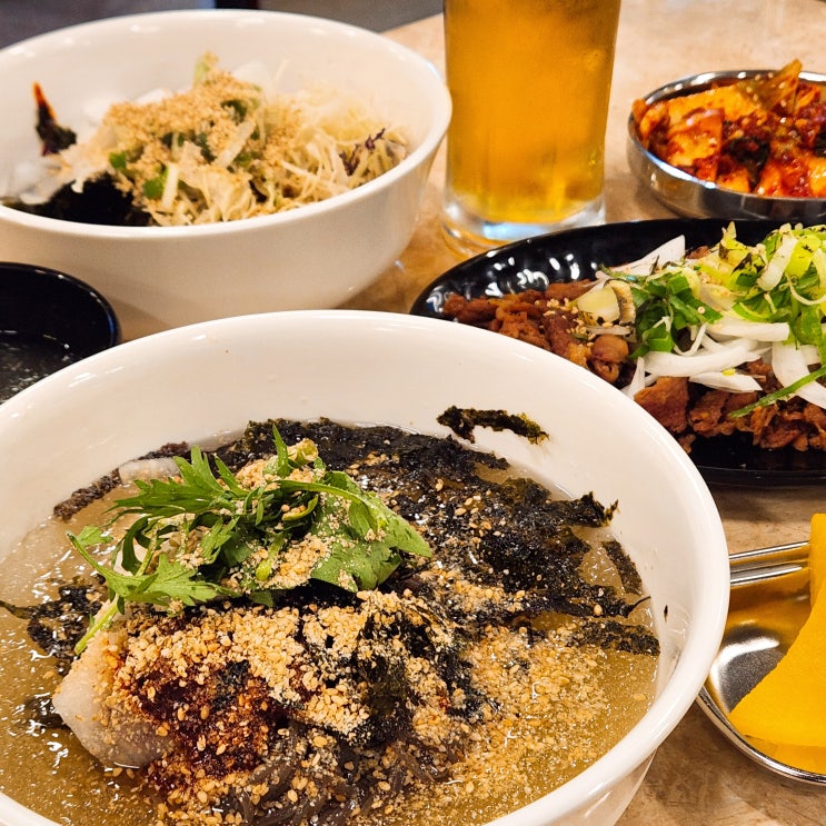  대구 동구  제주곤이칼국수 파티마신암동 막국수 맛집