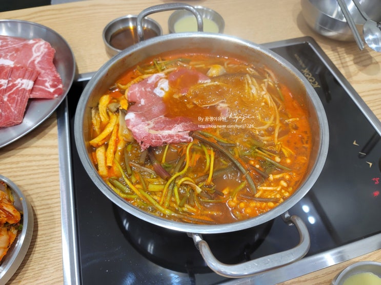  이시아폴리스맛집 | 얼큰한 국물이 맛있었던 가담샤브칼국수