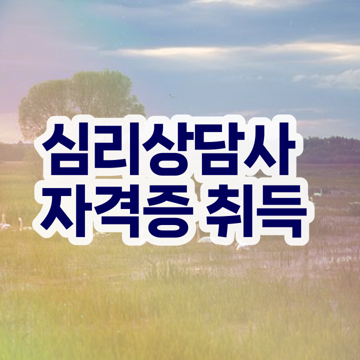 가족 심리상담 , 심리상담사 자격증 쉽고 간편하게 합격한 전략 및 취업정보