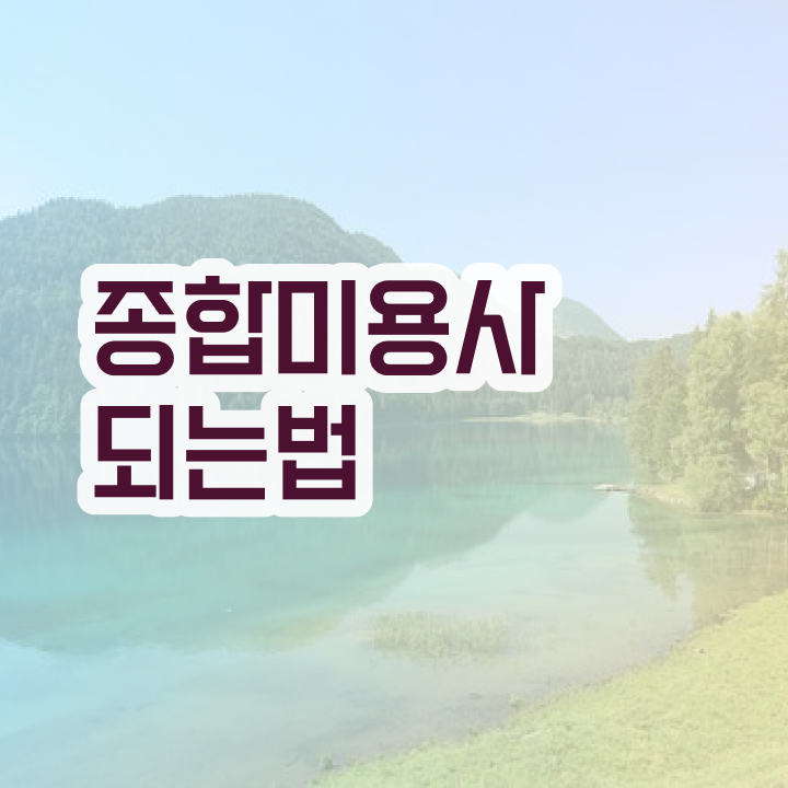  피부과 피부관리사 , 피부관리사자격증 창업 시작할 때, 취득해야 하는 조건들은? 인강으로 미용사종합자격증 간편하게