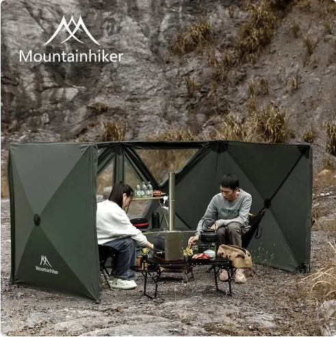  Mountainhiker 접이식 야외 캠핑 바람막이, 바람막이 쉘터