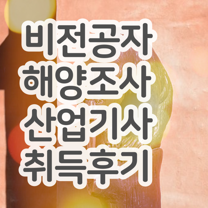  해양조사산업기사 응시자격 해양조사산업기사 시험응시자격 인강만 듣고 5개월 만에 성공한 팁