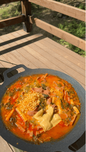 킹맘마 캠핑요리 밀키트 간편식 의정부 부대찌개 진수성찬 의정부찌