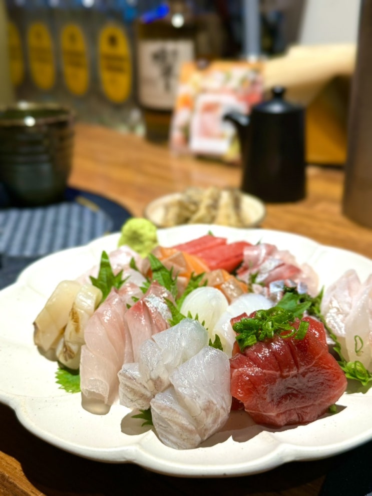  안주 맛집 다산 이자카야 니토(사시미, 전복내장파스타)