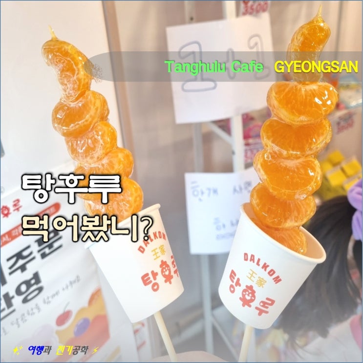  경산 하양 달콤 왕가 탕후루 :) 이런 거 왜 먹지? 이유가 있었군!!