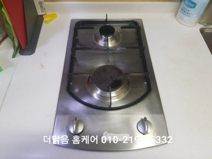  부산인덕션설치 하이라이트설치 가스렌지를 인덕션으로 교체 2구인덕션 하이라이트 부산원룸오피스텔 시공후기