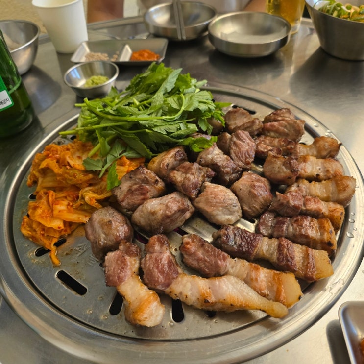  신사역맛집 추천 이배산숯불구이 소금구이한판 솔직후기