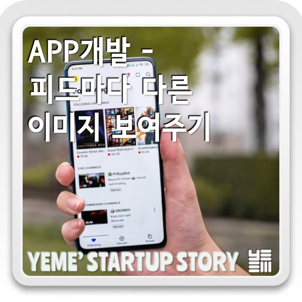  Flutter App개발 - 피드마다 다른 이미지 보여주기