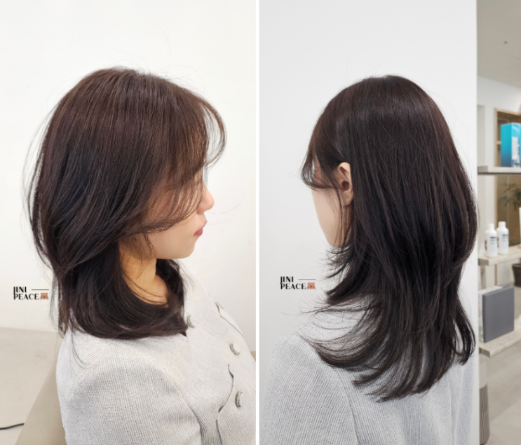  [평택] 아이디헤어지제센트럴점 진영수석디자이너 레이어드 컷트 + 여름쿨톤 염색