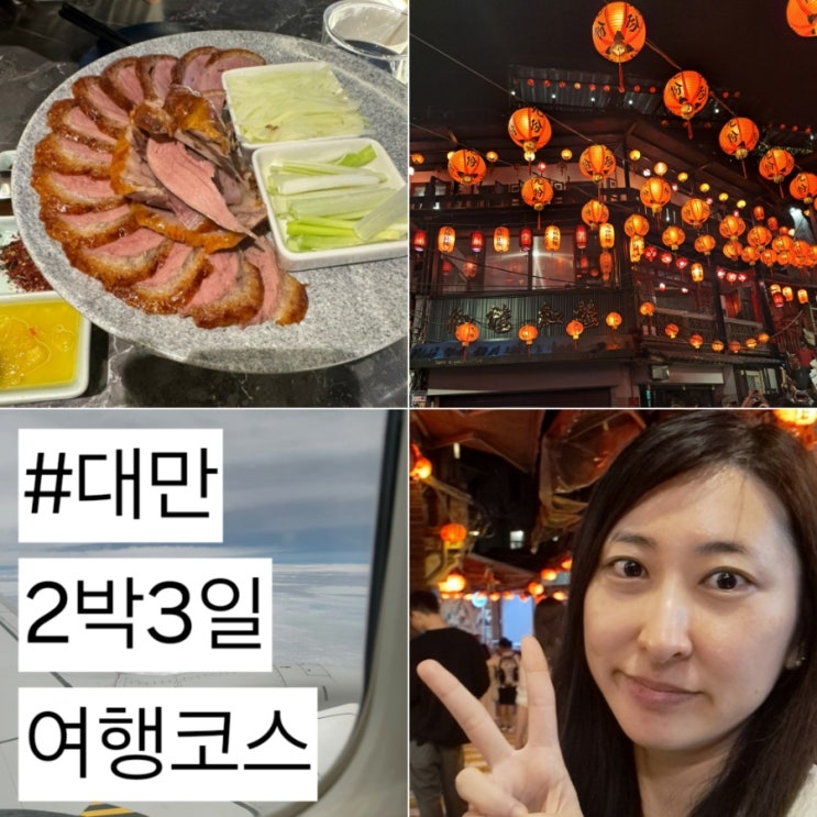  대만 타이베이 2박3일 여행코스 경비 자유여행 후기