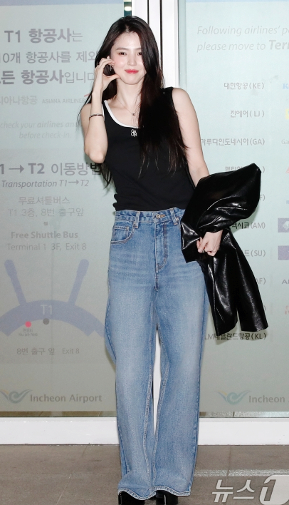 한소희 지오다노 청바지, 스트레이트 핏 데님 팬츠 후기