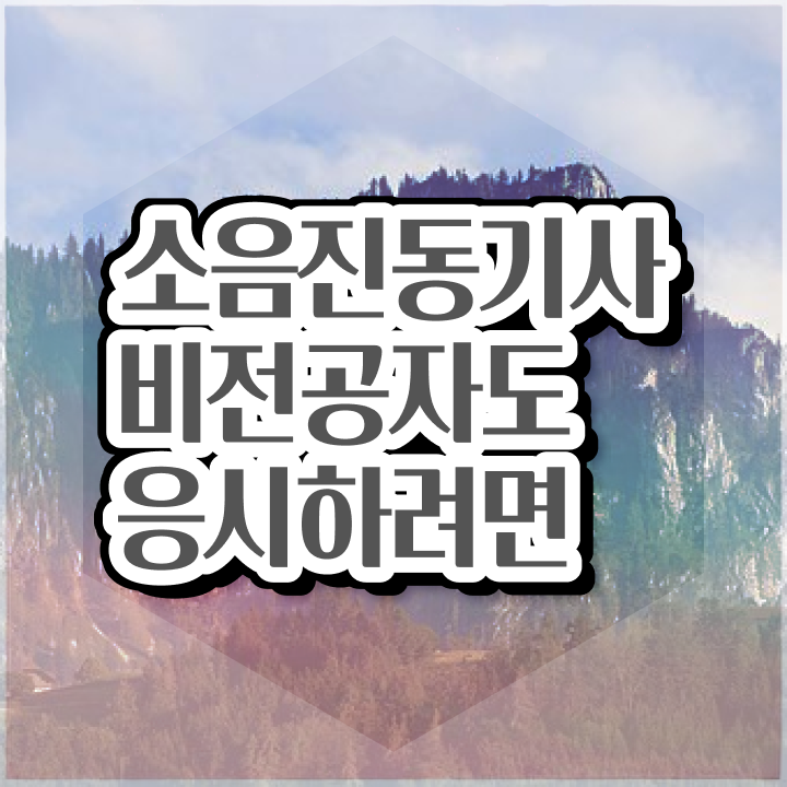  소음진동기사 시험응시자격 인강으로 5개월 만에 준비한 전략
