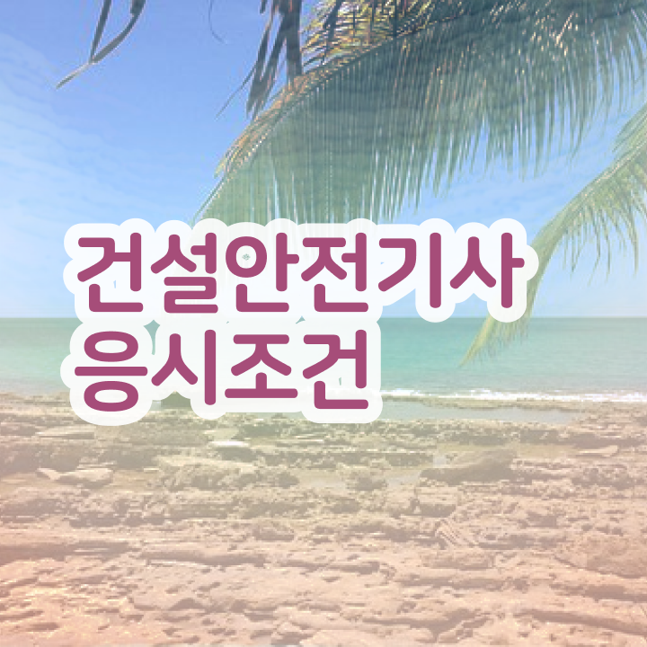  건설안전기사 합격률 건설안전기사 응시자격 인강으로 4개월 만에 성공한 후기