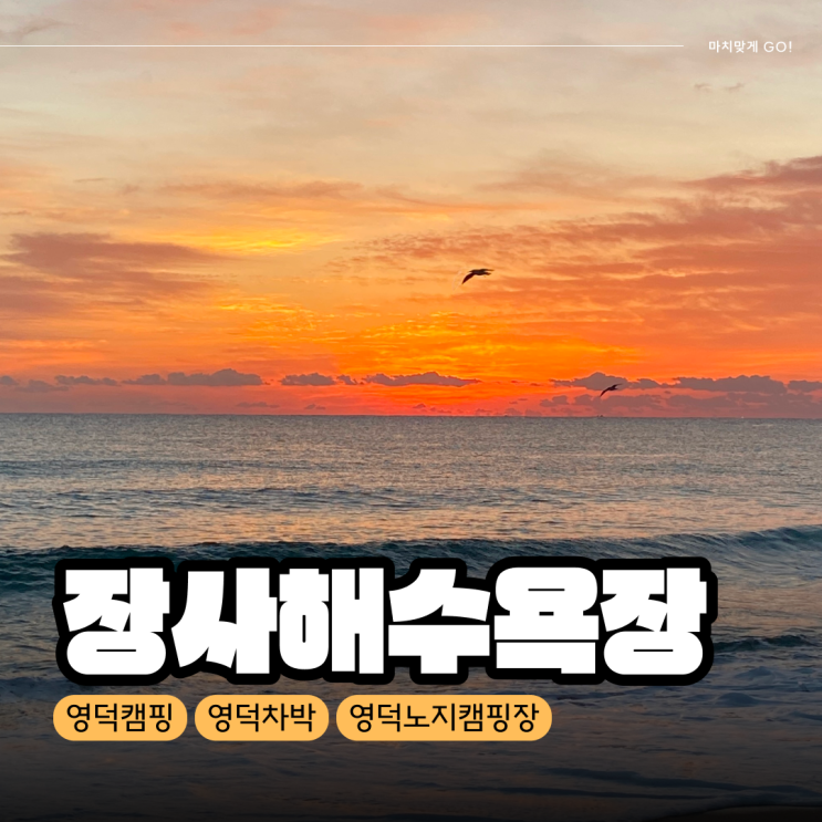  [경북/영덕] 노지 캠핑 차박 추천 장사해수욕장