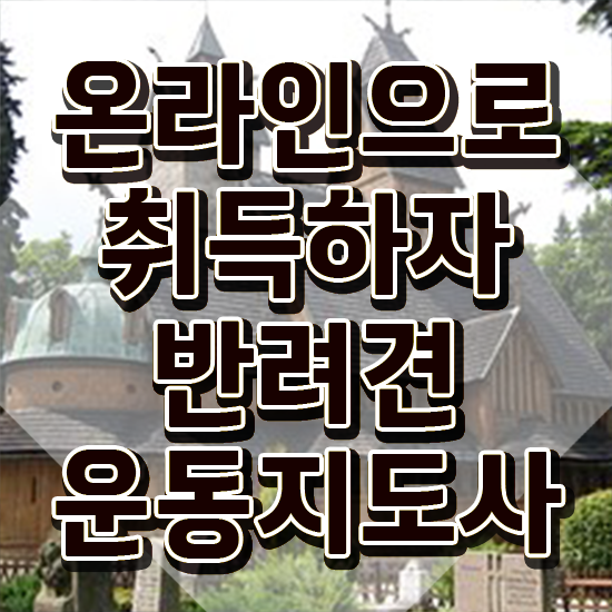  단기 자격증 추천 , 반려견운동지도사 직장과 병행하며 무자격 비전공자도 최단기간 준비하는 꿀팁 모음