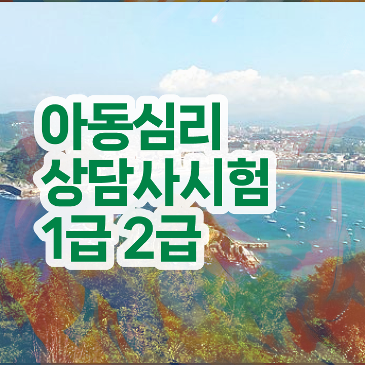  노인 심리상담사 자격증 , 심리상담사 자격증 한달 만에 준비한 과정 핵심 정보