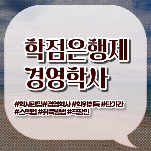  , 경영학 혼자서 독학으로 쉽고 빠르게 성공한 팁