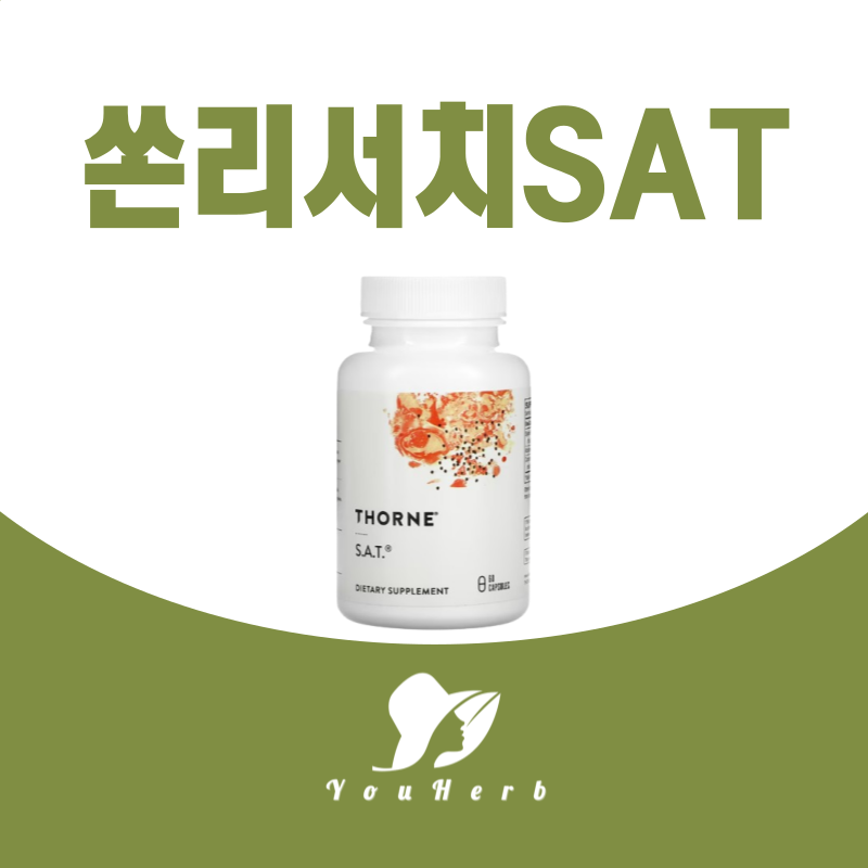 쏜리서치 SAT 효능 부작용 성분 복용법 종결