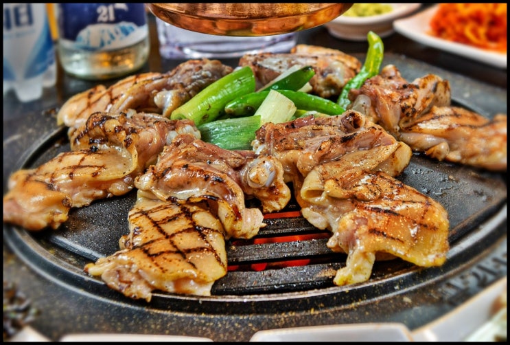  천안 청당동 맛집 추천 - 팔각도만의 숯불 닭갈비 레시피는?