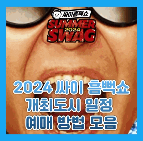 2024 싸이 흠뻑쇼 가격 광주 대구 개최 도시 나이