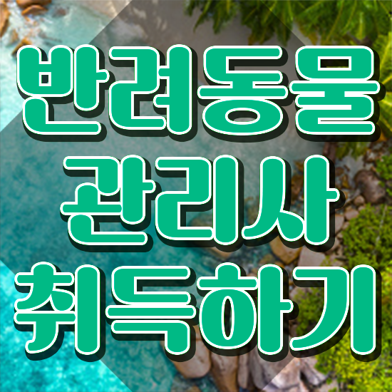  반려견지도사 , 반려동물관리사 자격증 1급,2급 동시에 준비한 방법 및 고용 전망