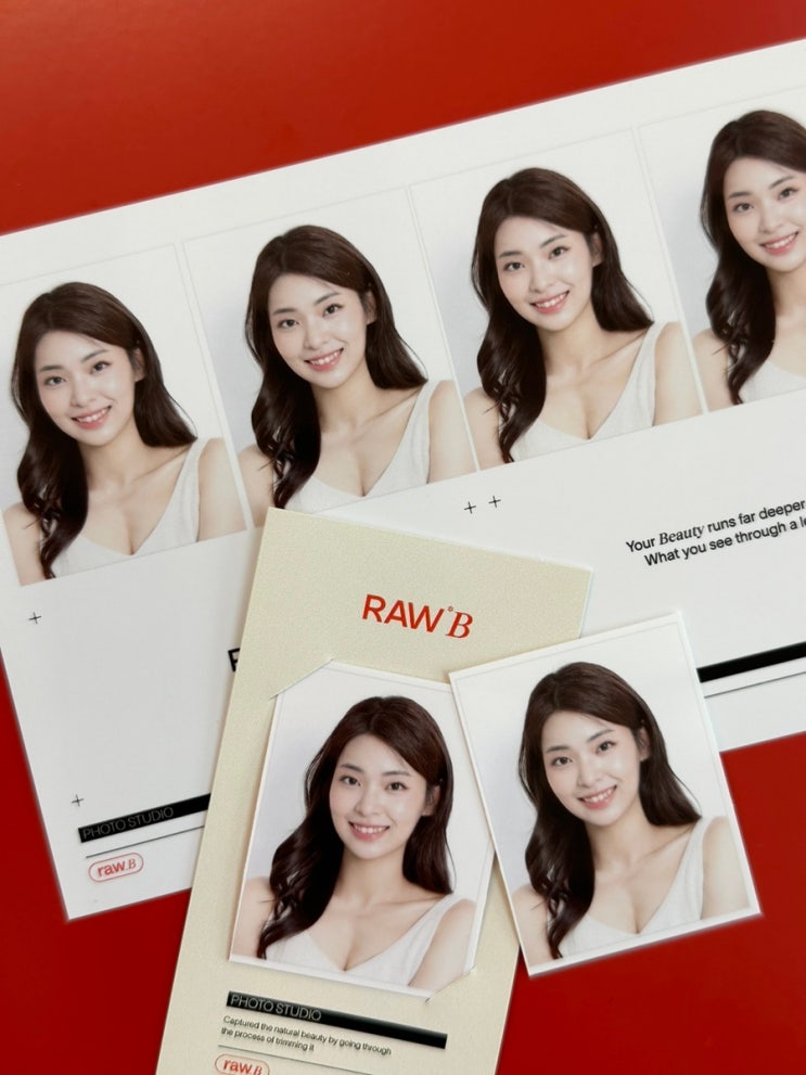  상수 컬러 증명사진 RawB 로우비 추천
