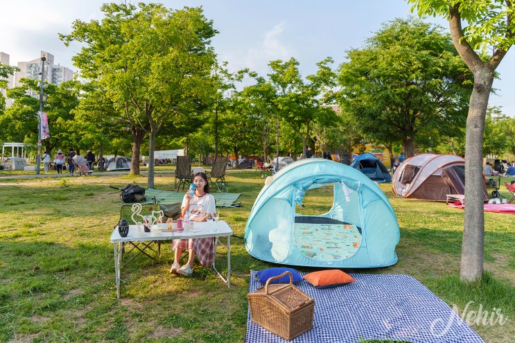 뚝섬한강공원 텐트존 시간 한강텐트 대여 가격