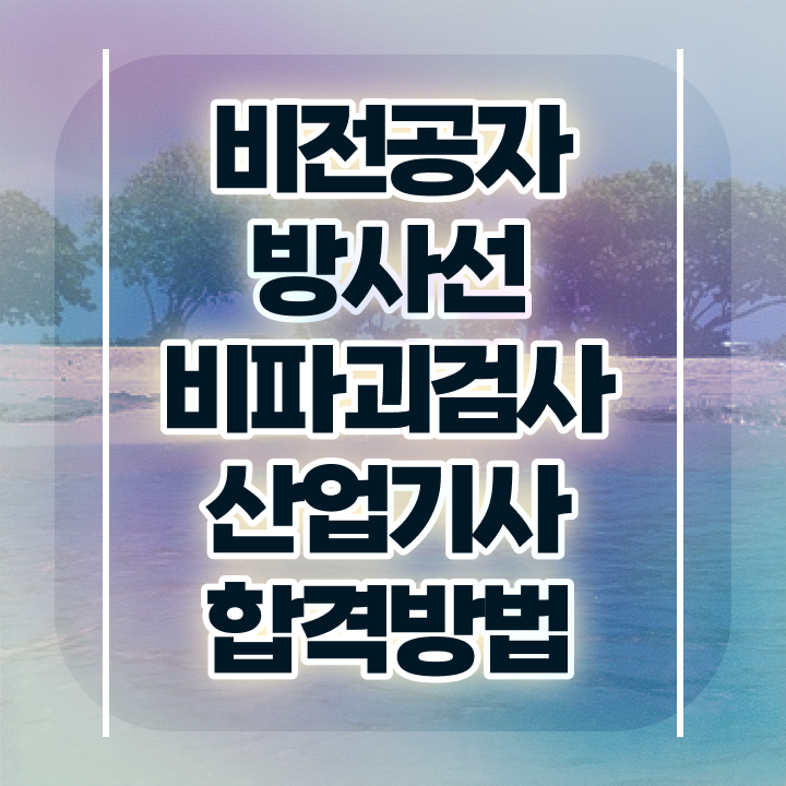  방사선비파괴검사산업기사 직업 방사선비파괴검사산업기사 시험응시자격 온라인 과정으로 4달만에 완료한 비법