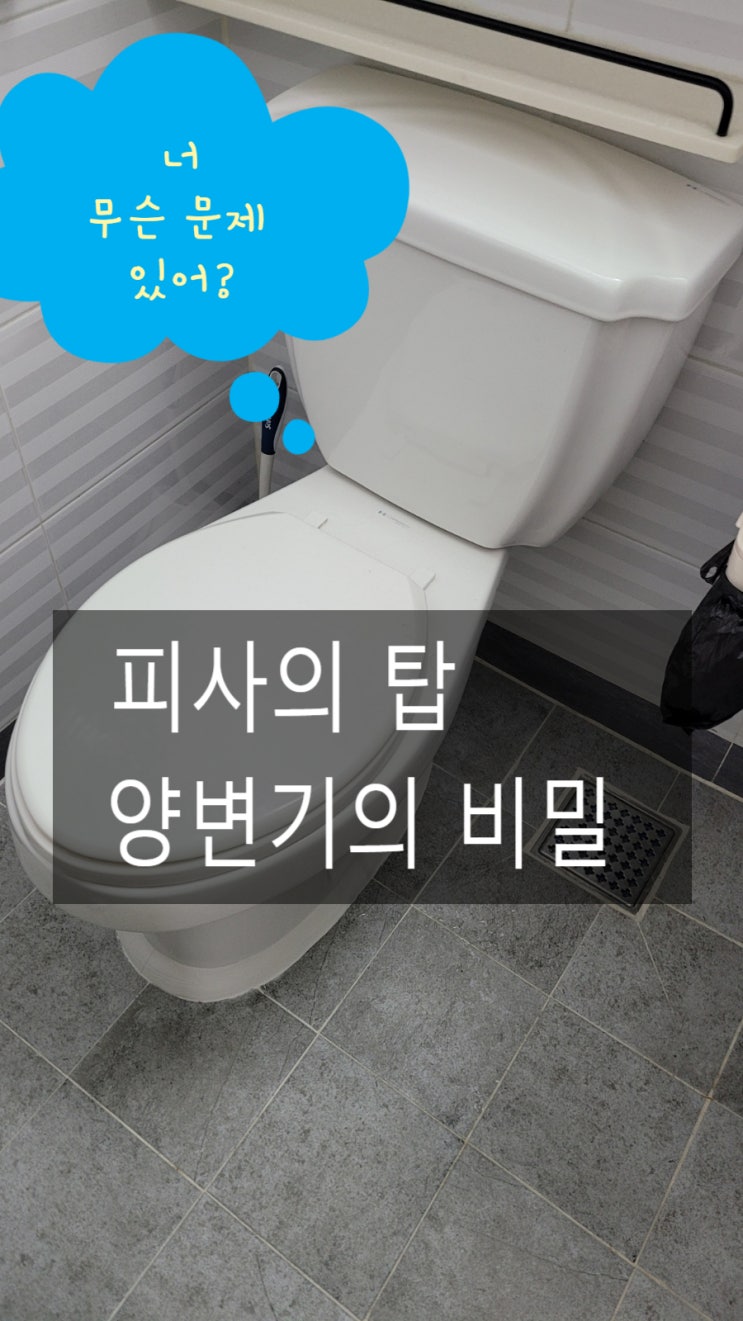  양변기누수, 피사의탑 양변기의 비밀