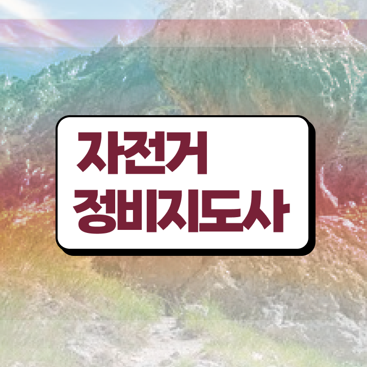  자전거정비학원 , 자전거정비지도사 자격증 간단하게 준비한 방법 , 이후 전망