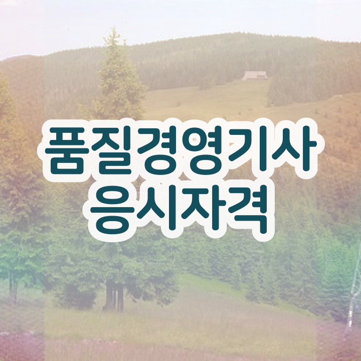  건설 품질 자격증 품질경영기사 시험자격 집에서 온라인으로 간편하게 끝낸 과정