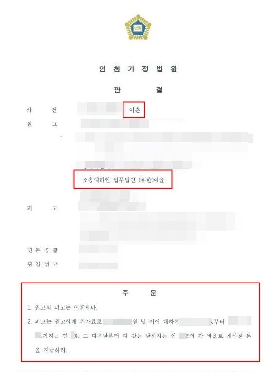 인천가사상담변호사 이혼소송 결심했다면