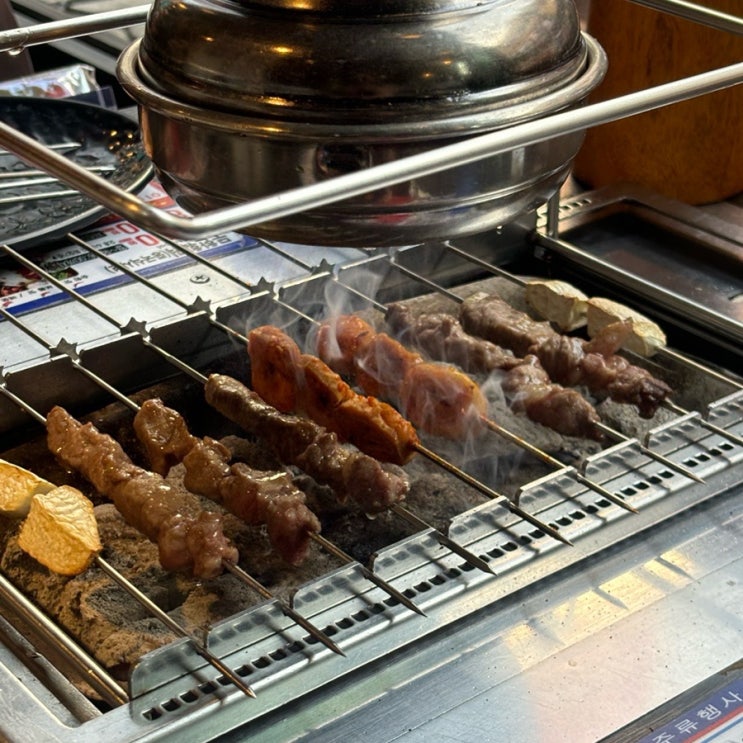  강남역 양꼬치 훠궈 무한리필로 즐기는 무한숯불양꼬치
