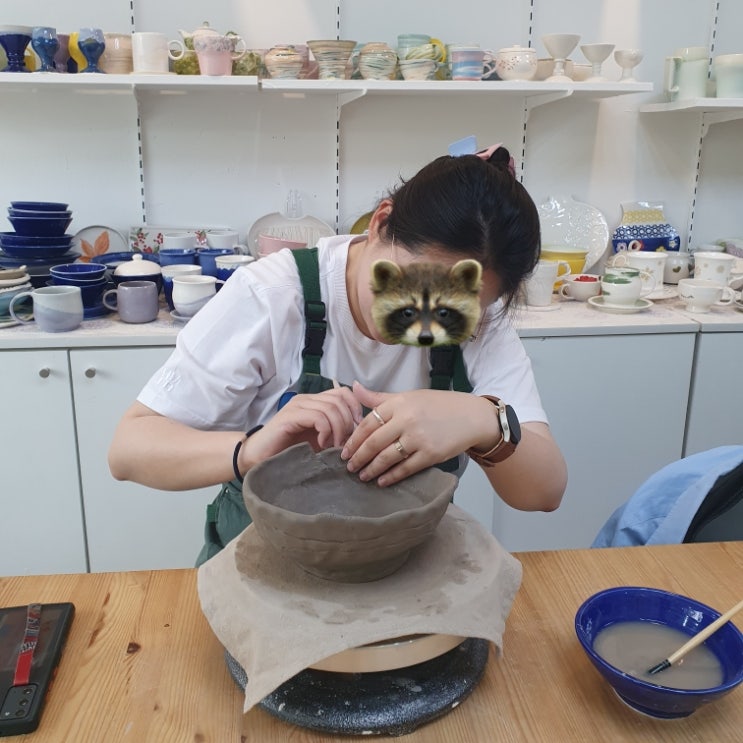 평택 도자기 원데이클래스 라뜰도예 후기 비전동 도자기 공방 핸드빌딩 물레 체험