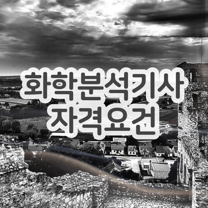  화학분석기사 응시자격 서류 화학분석기사 시험응시조건 인강으로 쉽고 빠르게 성공한 후기