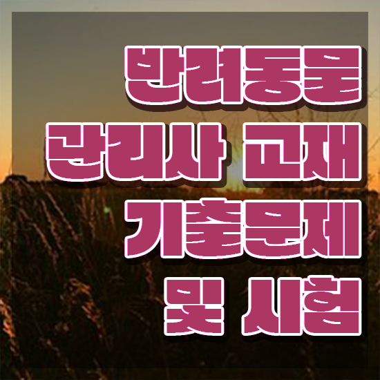  반려동물 관리사 , 반려동물관리사 자격증 직장인도 쉽게 학습한 후기 및 전망