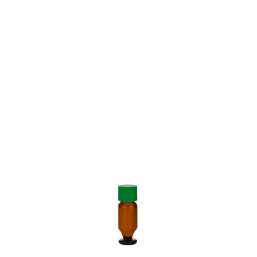  [유리초자] 1.2 ml V형 엠버 샘플 바이알 & 스크류 캡 1.2 ml V-type Amber Storage Vial & Screw cap