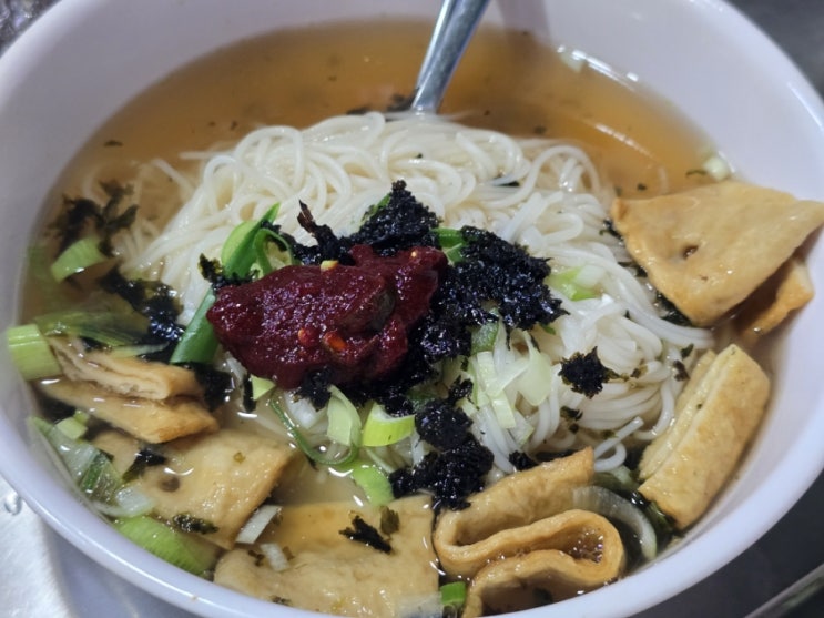  강변역맛집 포장마차 국수 : 강변역 포장마차3번 (내돈내산)